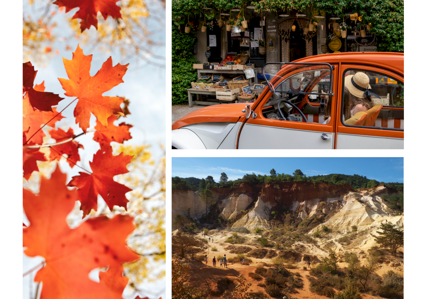 2CV en Provence en automne