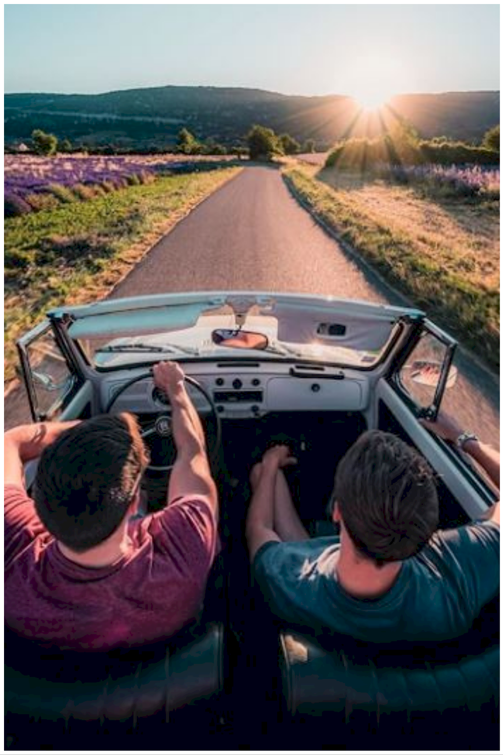 Coccinelle cabriolet en Provence