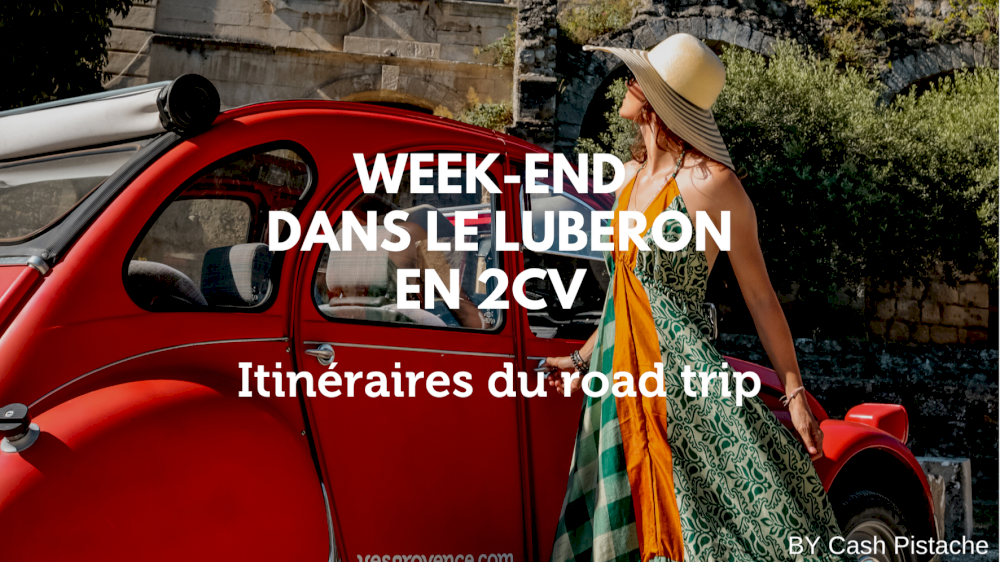 The blog Cash Pistache talks about the rental of a 2cv without chauffeur in the Luberon