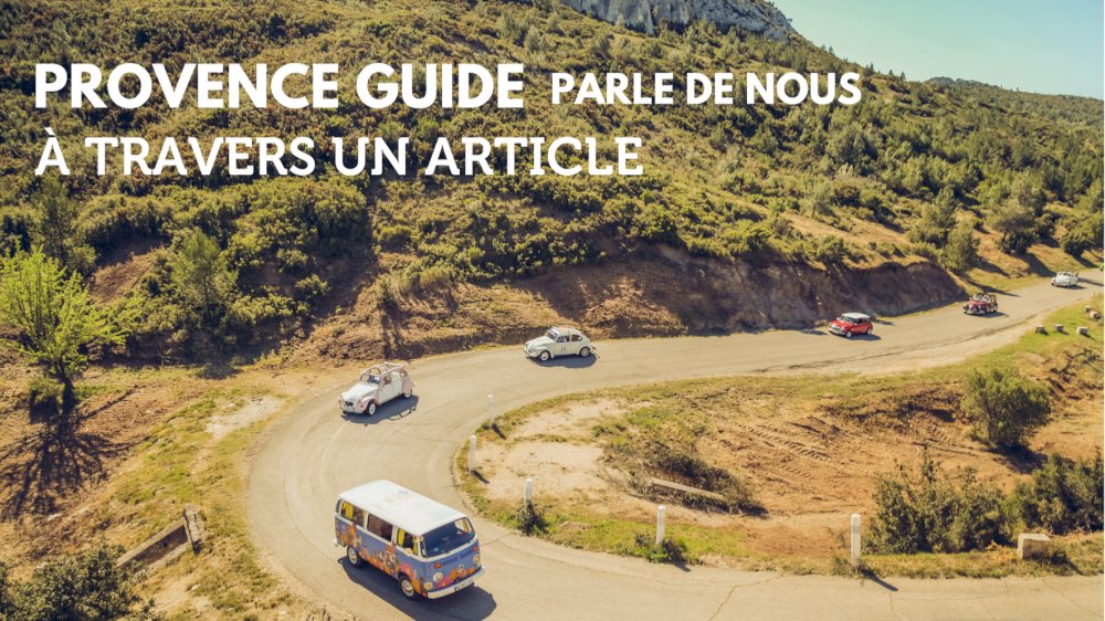 Provence Guide talks about us for classic car rentals in Provence