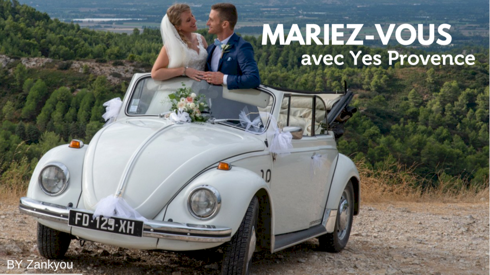 Zankyou talks about us with the rent of 2CVs for weddings in Provence