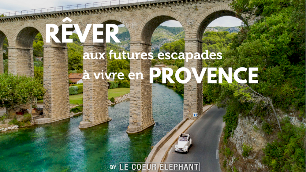 Rêver aux futures escapades à vivre en Provence à la belle saison, un bon moyen de réchauffer les soirées d’hiver !