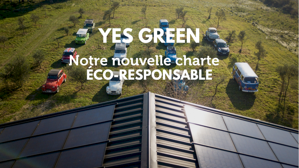 Yes Green, notre nouvelle charte éco-responsable
