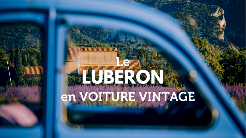 The Luberon in a classic car
